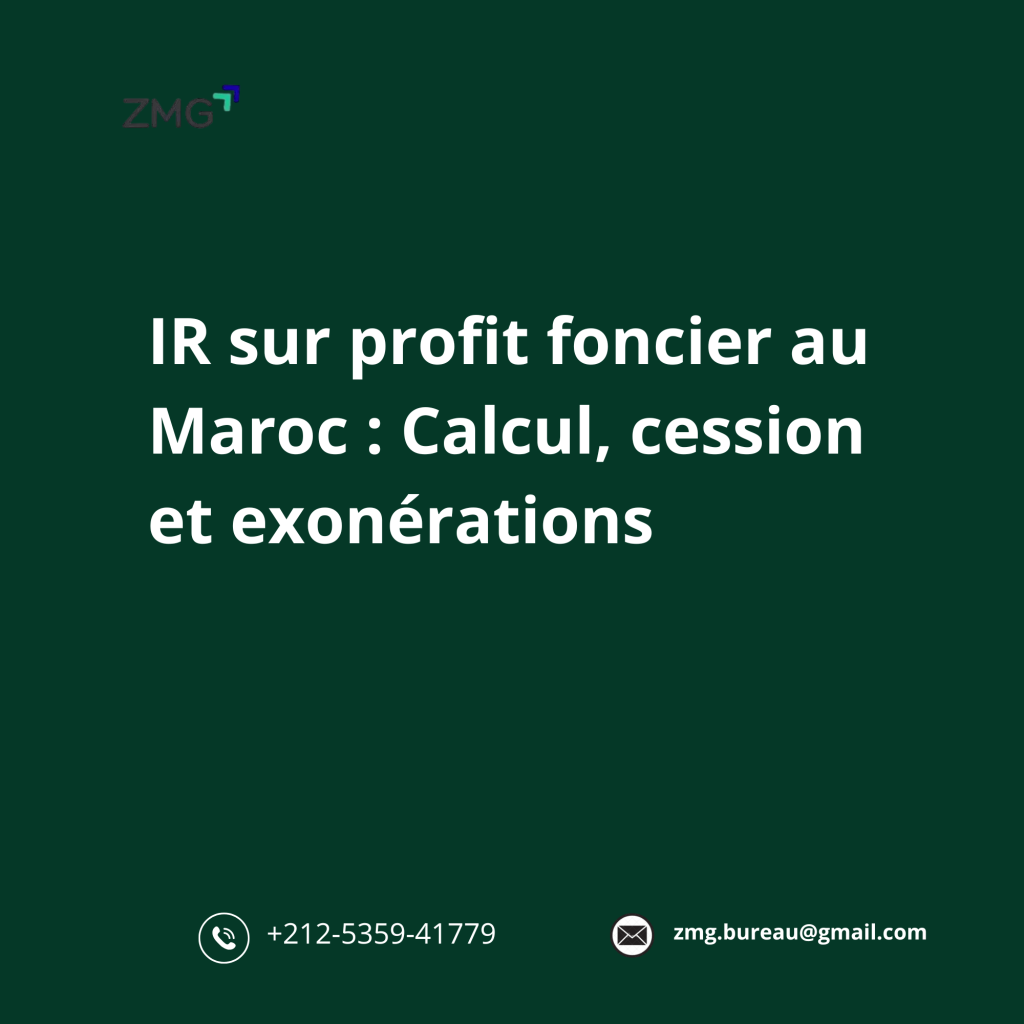 IR sur profit foncier au Maroc