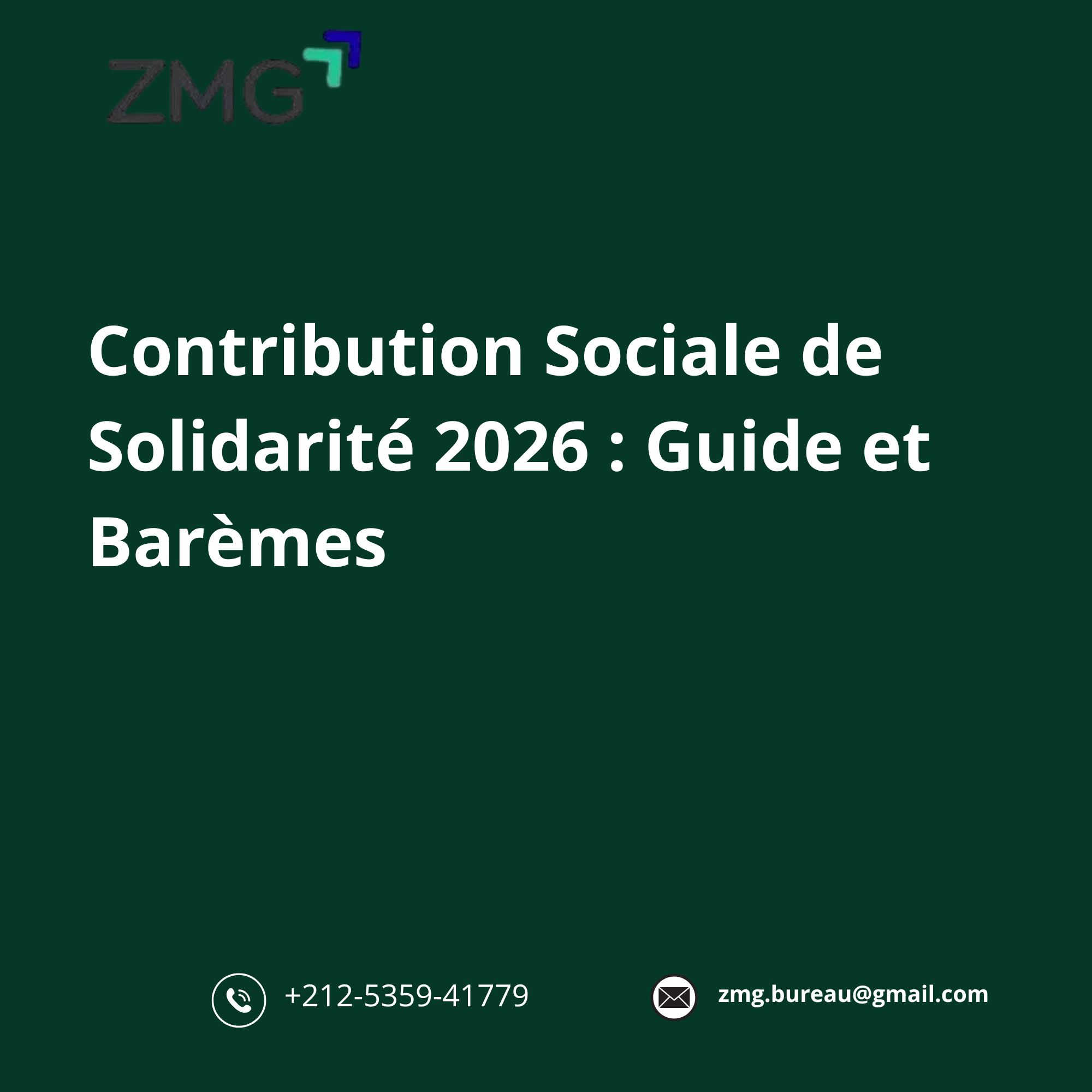 Contribution Sociale de Solidarité 2026