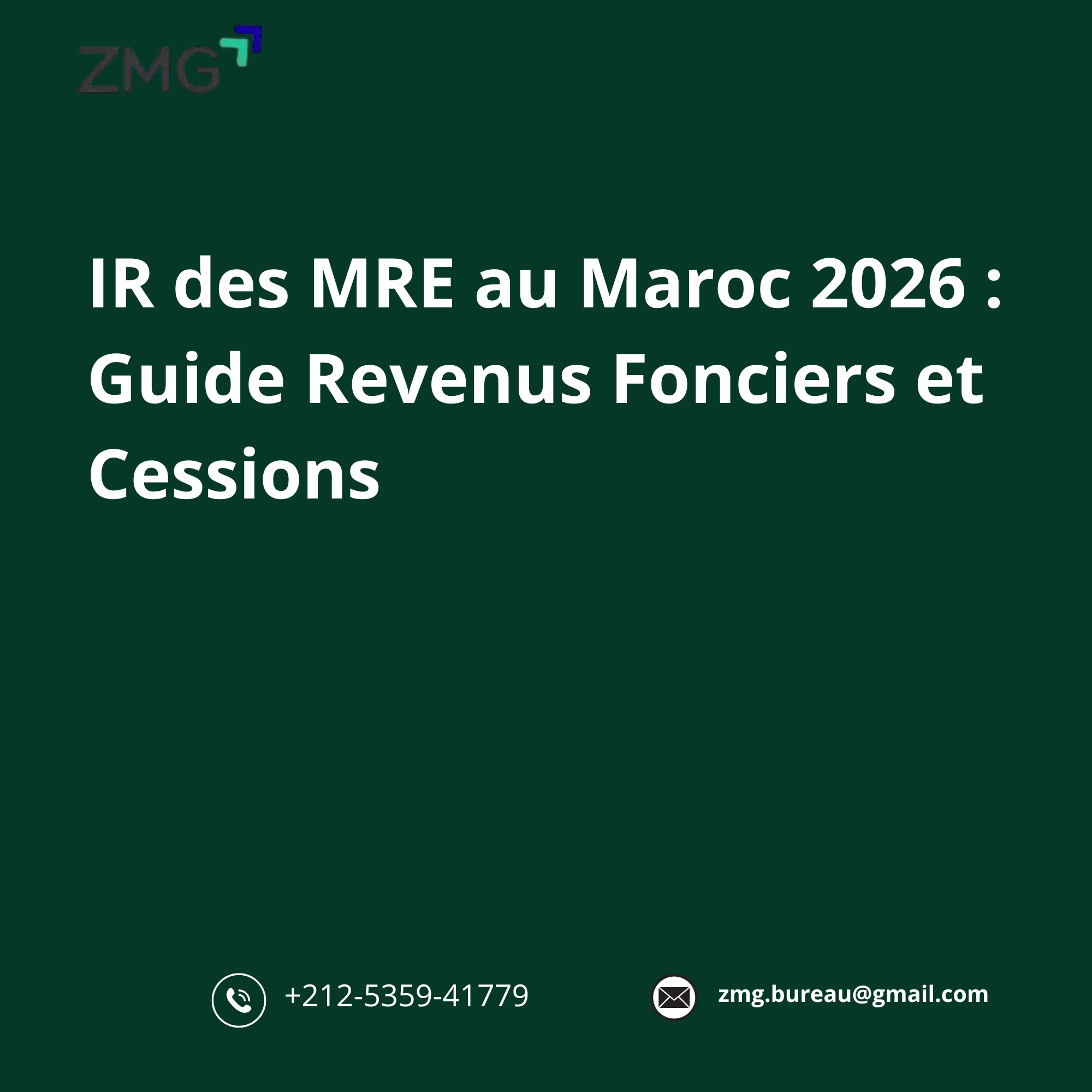IR des MRE au Maroc