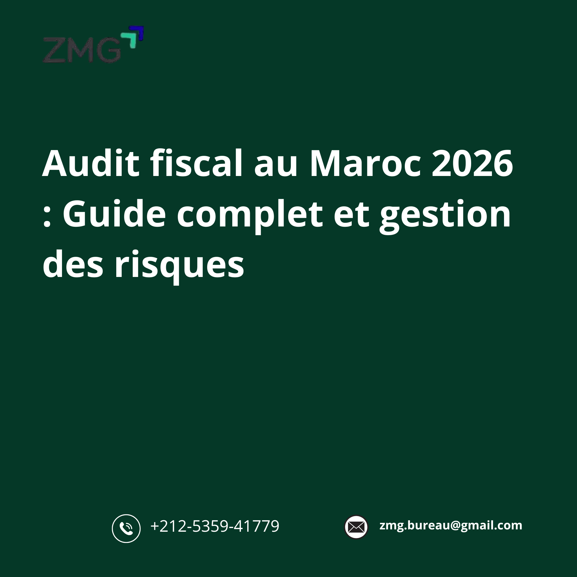 Audit fiscal au Maroc