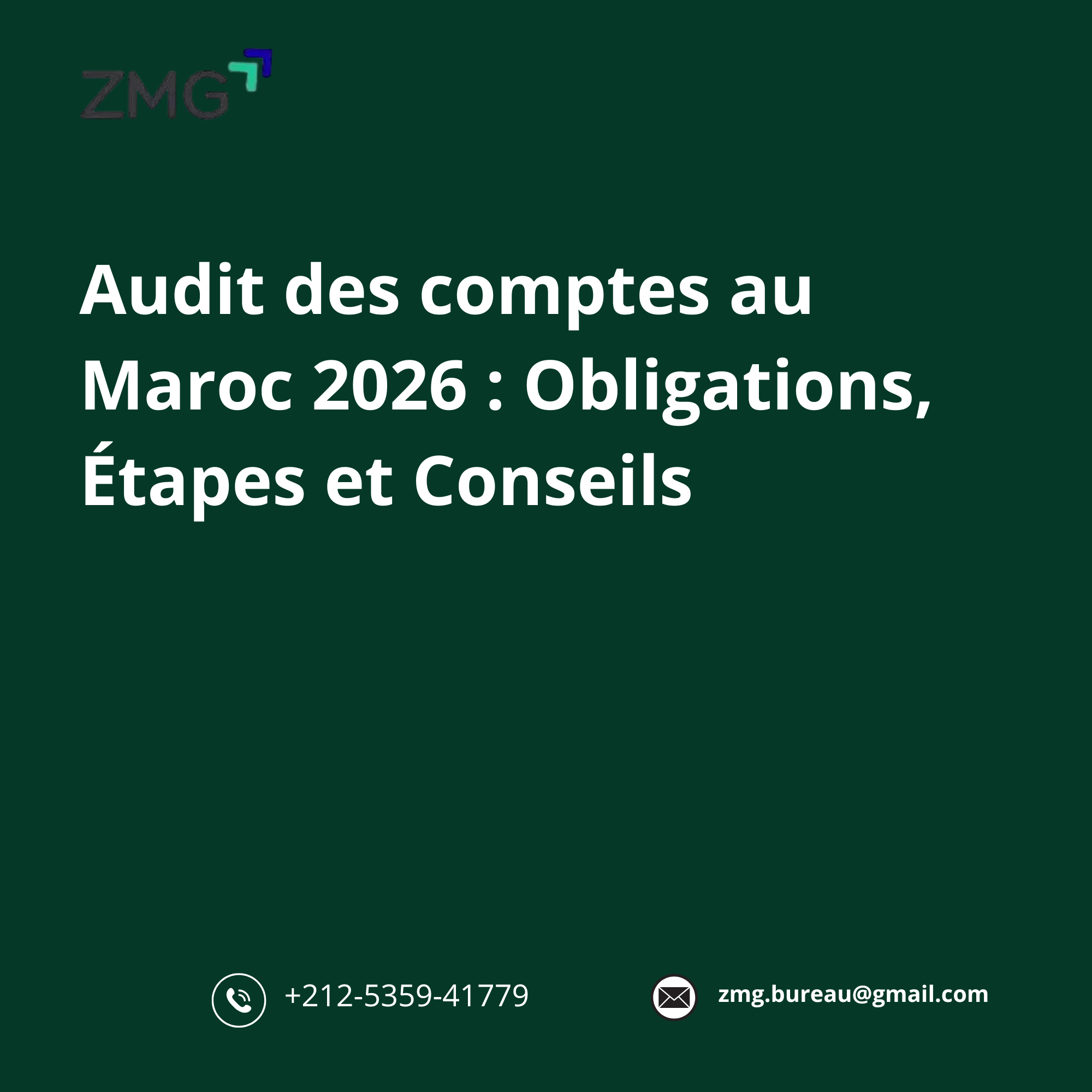 Audit des comptes au Maroc
