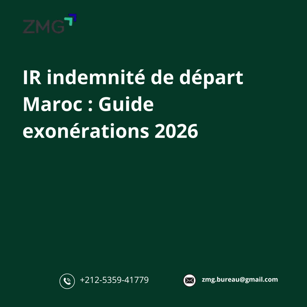 IR indemnité de départ Maroc